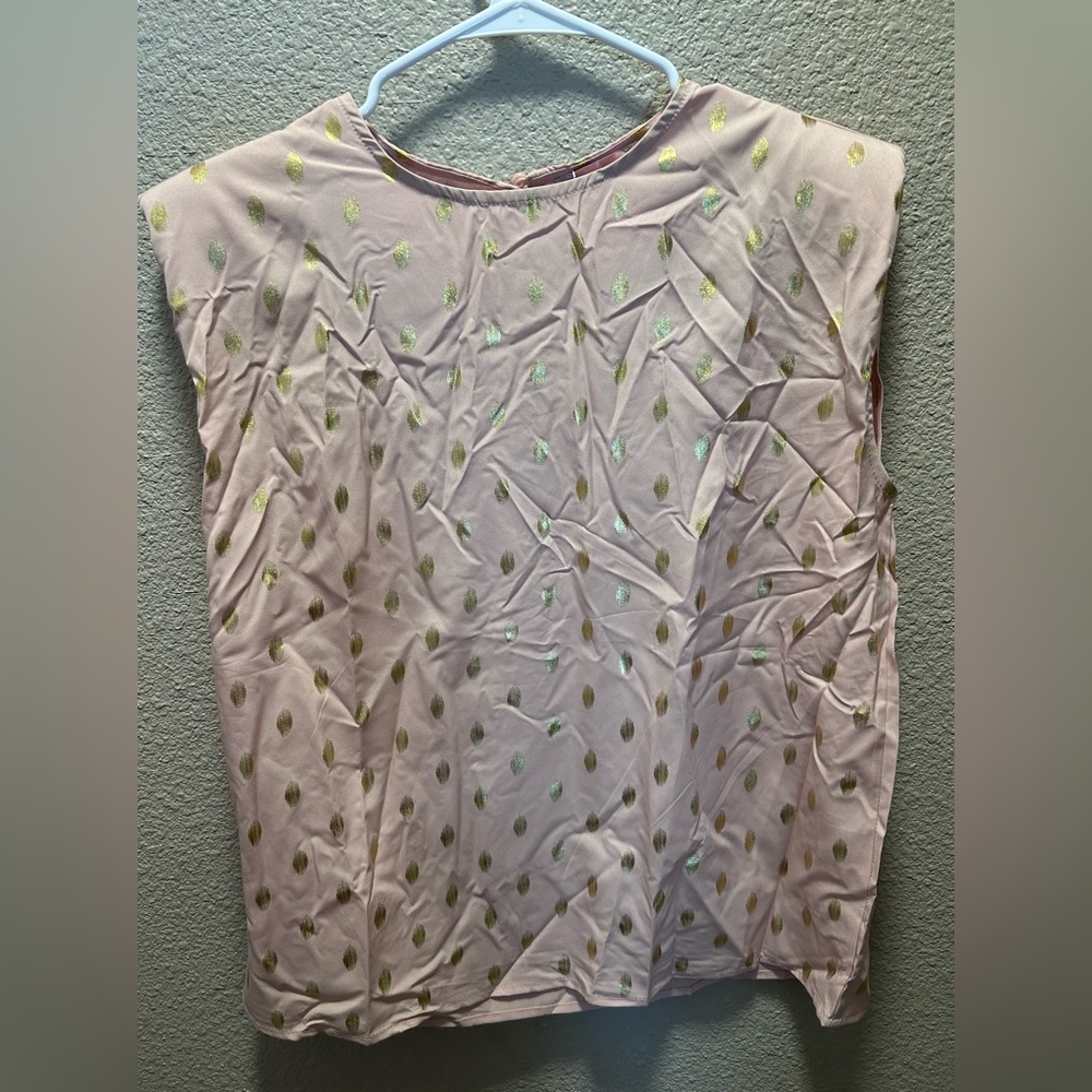 polkadot blouse
